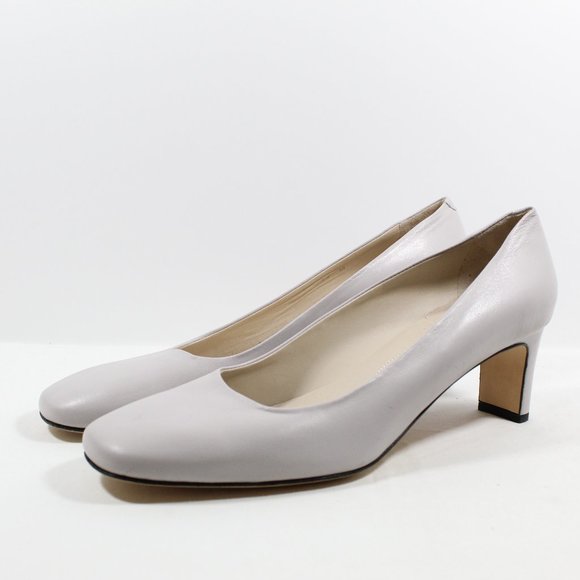 Amalfi By Rangoni Sven Leather Pump - Beige/Off White - Picture 1 of 5